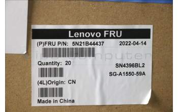 Lenovo 5N21B44437 NB_KYB CS20 P2 NM BK-BL,LTN,CZE/SLK