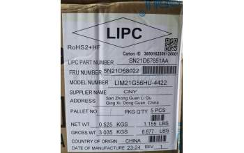 Lenovo 5N21D68022 Keyboard Internal, Hungarian, Non-BackLight, Black, UK