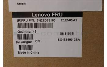 LENOVO 5N21D68100 Keyb L14/T14/P14s G3/G4 GB - BL