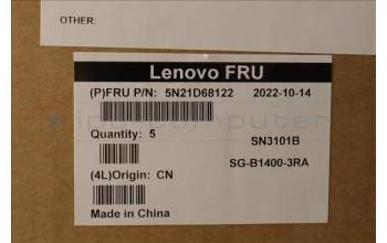 Lenovo 5N21D68122 Keyboard Internal, Ukraine, Black, Backlight, US