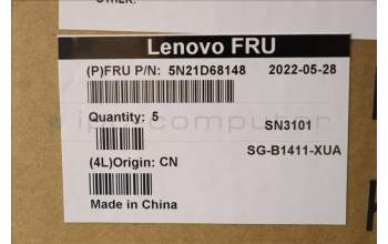 Lenovo 5N21D68148 NB_KYB CS22 FL TOP,BK-NBL,LTN,EURO ENG