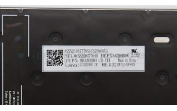 Lenovo 5N21D68188 NB_KYB CS22 FL TOP,BK-BL,SRX,TC