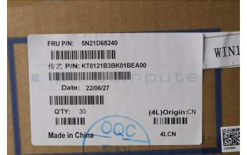 Lenovo 5N21D68240 Keyboard Internal, Belgian, BackLight, Black, UK