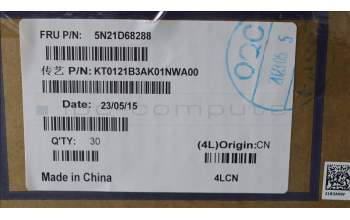 Lenovo 5N21D68288 NB_KYB CS22 FL TOP,BK-NBL,TRI,NOR