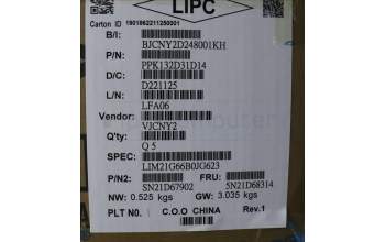 Lenovo 5N21D68314 NB_KYB CS22 FL TOP,GR-BL,CHY,BEL