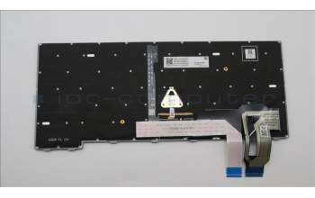 Lenovo 5N21D68314 Keyboard Internal, Belgian, BackLight, Grey, UK