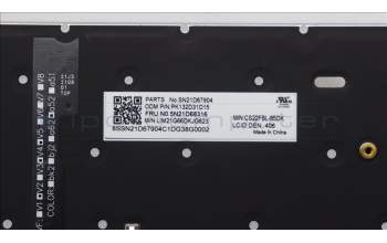 Lenovo 5N21D68316 NB_KYB CS22 FL TOP,GR-BL,CHY,DEN