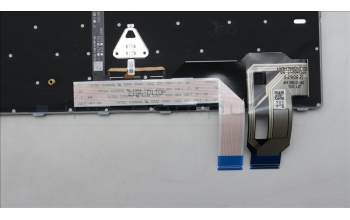 Lenovo 5N21D68316 Keyboard Internal, Danish, BackLight, Grey, UK