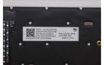 Lenovo 5N21D68321 NB_KYB CS22 FL TOP,GR-BL,CHY,HBW