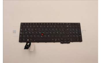 Lenovo 5N21D93615 Keyboard Internal, Spanish LA, Black, Backlight, w/Number, UK