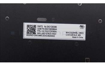 Lenovo 5N21D93684 Keyboard Internal,Czech/Slovak,Black,Non_Backlight,w/Number