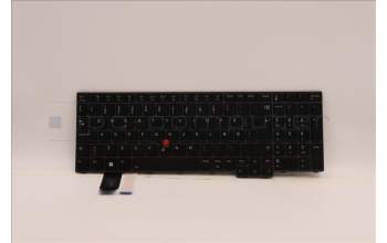 Lenovo 5N21D93694 Keyboard Internal, Danish, Black, Backlight, w/Number, UK