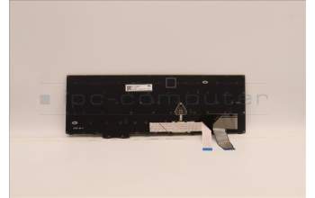 Lenovo 5N21D93733 Keyboard Internal, French, Black, Non-Backlight, w/Number, US