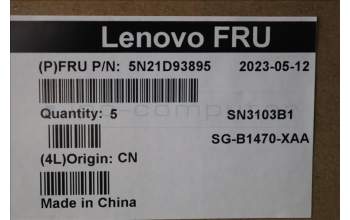 Lenovo 5N21D93895 Keyboard Internal, Russian, Backlight, w/Number, US