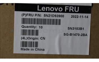 Lenovo 5N21D93900 Keyboard Internal, UK English, Backlight, w/Number, UK
