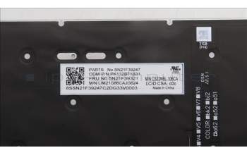 Lenovo 5N21F39321 NB_KYB CS22 P16 GR-BL,CHY,CSA