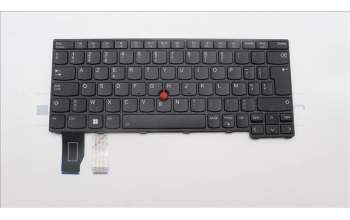 Lenovo 5N21H76815 Keyboard Internal, Belgian, Black, Backlight, UK