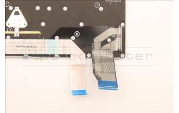 Lenovo 5N21H76886 Keyboard Internal, Spanish, Grey, Backlight, UK