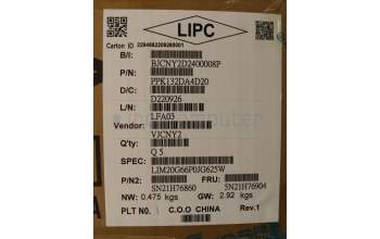 Lenovo 5N21H76904 Keyboard Internal, Portuguese, Grey, Backlight, UK