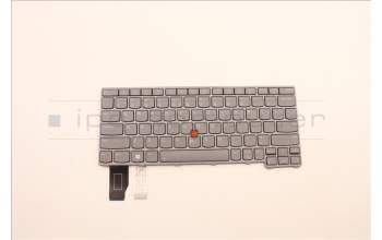 Lenovo 5N21H76918 Keyboard Internal, US English Euro, Grey, Backlight, US