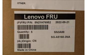 Lenovo 5N21H76952 Keyboard Internal, Arabic, Non-Backlight, Black, US