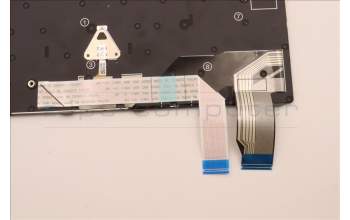 Lenovo 5N21H76952 Keyboard Internal, Arabic, Non-Backlight, Black, US