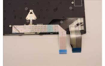 Lenovo 5N21H76960 Keyboard Internal, Spanish, Non-Backlight, Black, UK