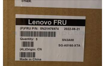 Lenovo 5N21H76974 Keyboard Internal, Hebrew, Black, Non-Backlight, US