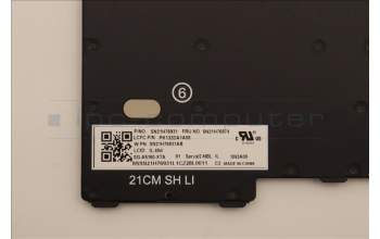 Lenovo 5N21H76974 Keyboard Internal, Hebrew, Black, Non-Backlight, US