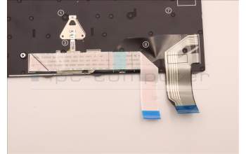 Lenovo 5N21H76988 Keyboard Internal, Slovenian, Black, Non-Backlight, UK