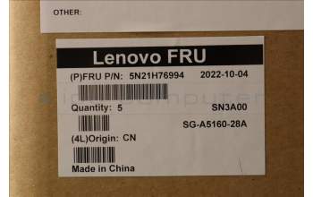 Lenovo 5N21H76994 Keyboard Internal, Turkish, Black, Non-Backlight, UK