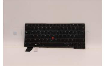 Lenovo 5N21H77042 Keyboard Internal, French, Black, Backlight, US