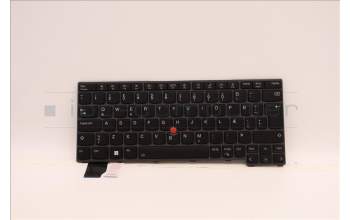 Lenovo 5N21H77052 Keyboard Internal, Icelandic, Black, Backlight, UK