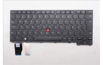 Lenovo 5N21H77056 Keyboard Internal, Norwegian, Backlight, Black, UK