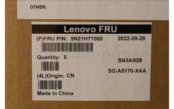 Lenovo 5N21H77060 Keyboard Internal, Russian, Black, Backlight, US