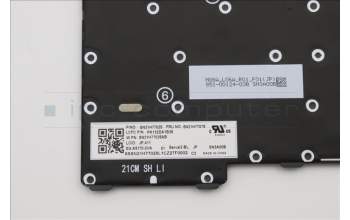 Lenovo 5N21H77079 Keyboard Internal, Japanese, Black, Backlight, JP