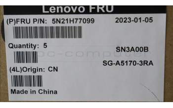 Lenovo 5N21H77099 Keyboard Internal, Ukraine, Black, Backlight, US