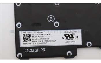 Lenovo 5N21H77294 NB_KYB SER2 KBD GR-BL,PMX,UK