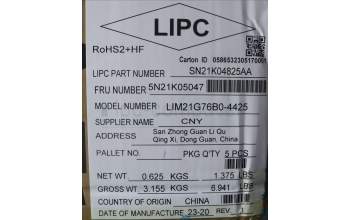 Lenovo 5N21K05047 Keyboard Internal, Belgian, Non-BackLight, UK