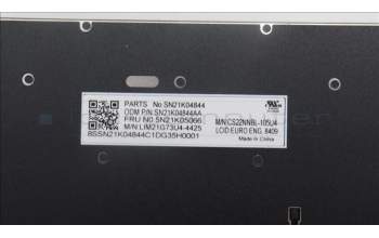 Lenovo 5N21K05066 NB_KYB CS23 NM TOP,BK-NBL,CHY,EURO ENG