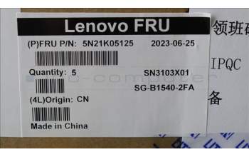 Lenovo 5N21K05125 Keyboard Internal,French,Non_BackLight