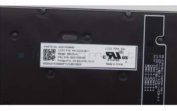Lenovo 5N21K05162 NB_KYB CS23 NM TOP,BK-BL,PMX,FRA