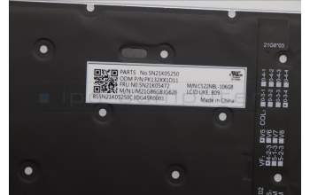Lenovo 5N21K05472 NB_KYB CS23 NM TOP,GR-BL,CHY,UK