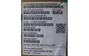 Lenovo 5N21K97635 NB_KYB SER2 KBD GR-BL,CHY,MAO