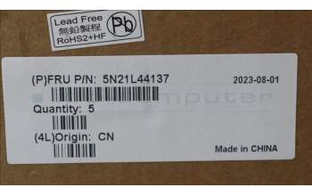 Lenovo 5N21L44137 Keyboard Internal, Greek, Grey, Non-Backlight, US