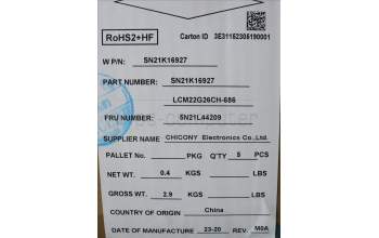 Lenovo 5N21L44209 NB_KYB Sw-PH1SREW-CCY-BLK-NBLKB