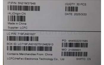 Lenovo 5N21M37948 NB_KYB 4C4TT50B-BK-SRX-POR