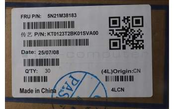 Lenovo 5N21M38183 Keyboard Internal, Slovenian, Black, Backlight, UK