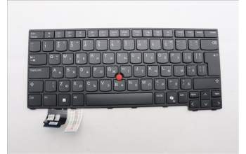 Lenovo 5N21M38460 Keyboard Internal, Bulgarian, Black, Non-Backlight, UK