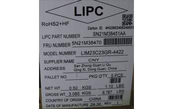 Lenovo 5N21M38470 NB_KYB 4C4TT50N-BK-CHY-GRE